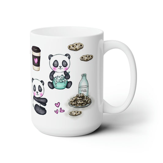 Ceramic Mug 15oz Panda Love