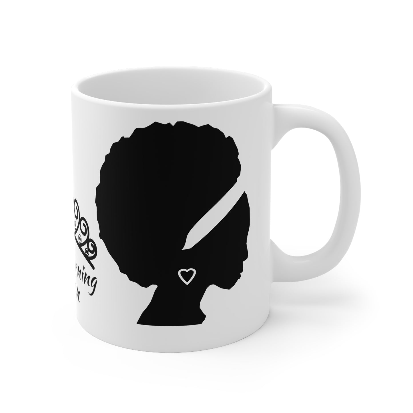 Ceramic Mug 11oz  Good Morning (Afro Queen)