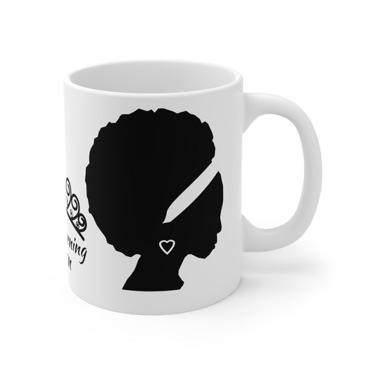 Ceramic Mug 11oz  Good Morning (Afro Queen)