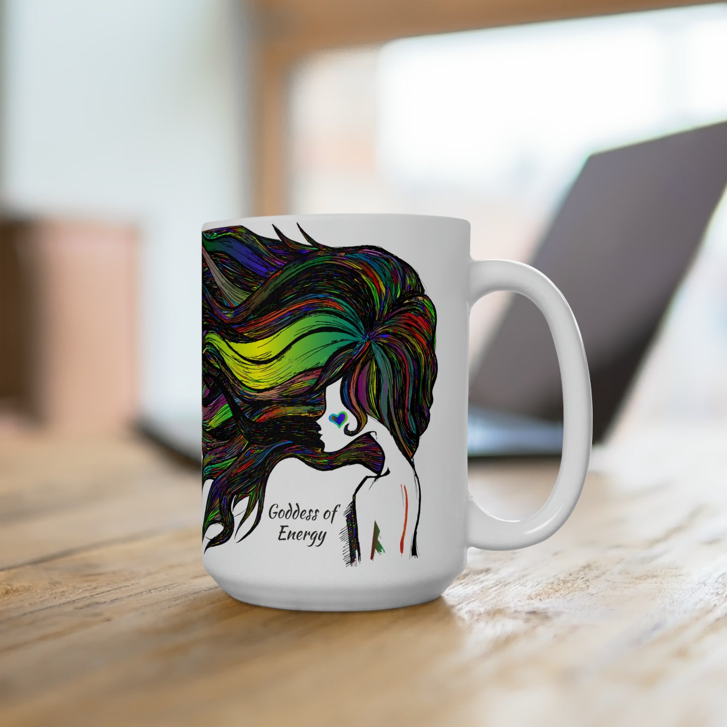 Ceramic Mug 15oz Goddess of Energy and Power