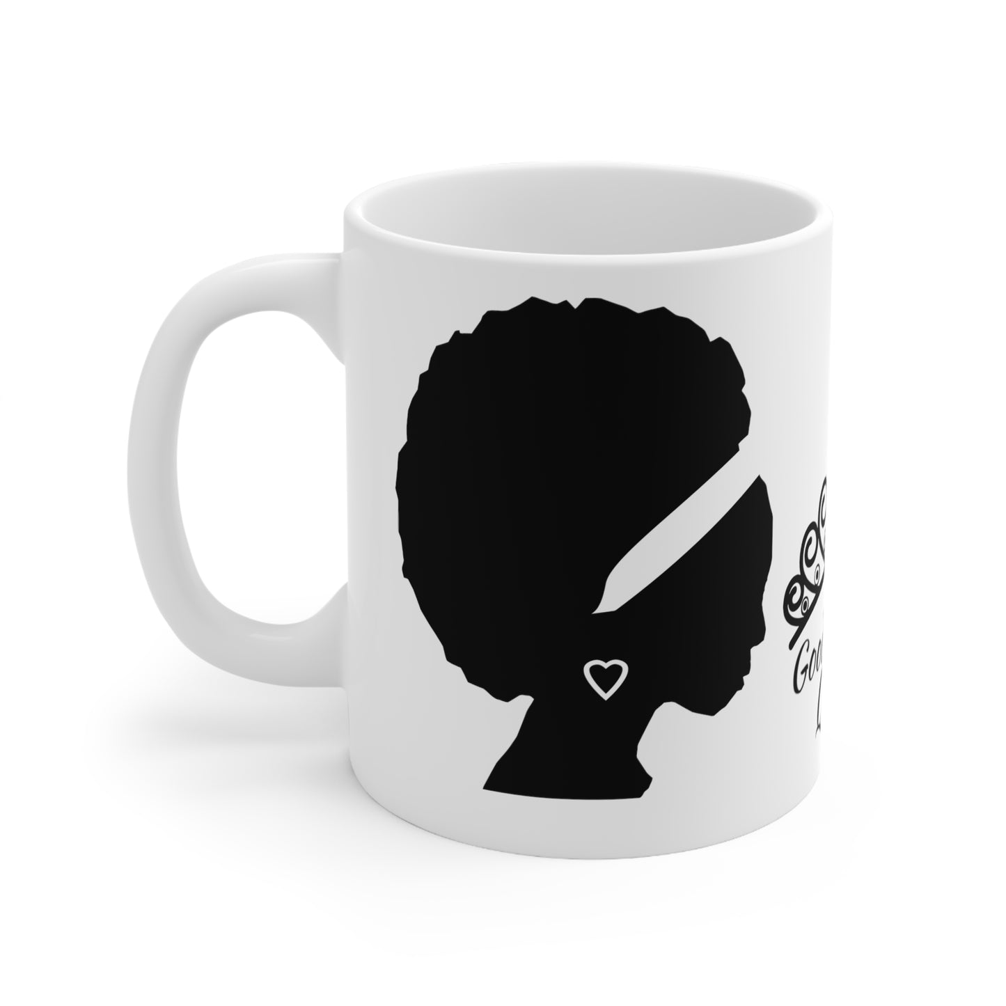 Ceramic Mug 11oz  Good Morning (Afro Queen)