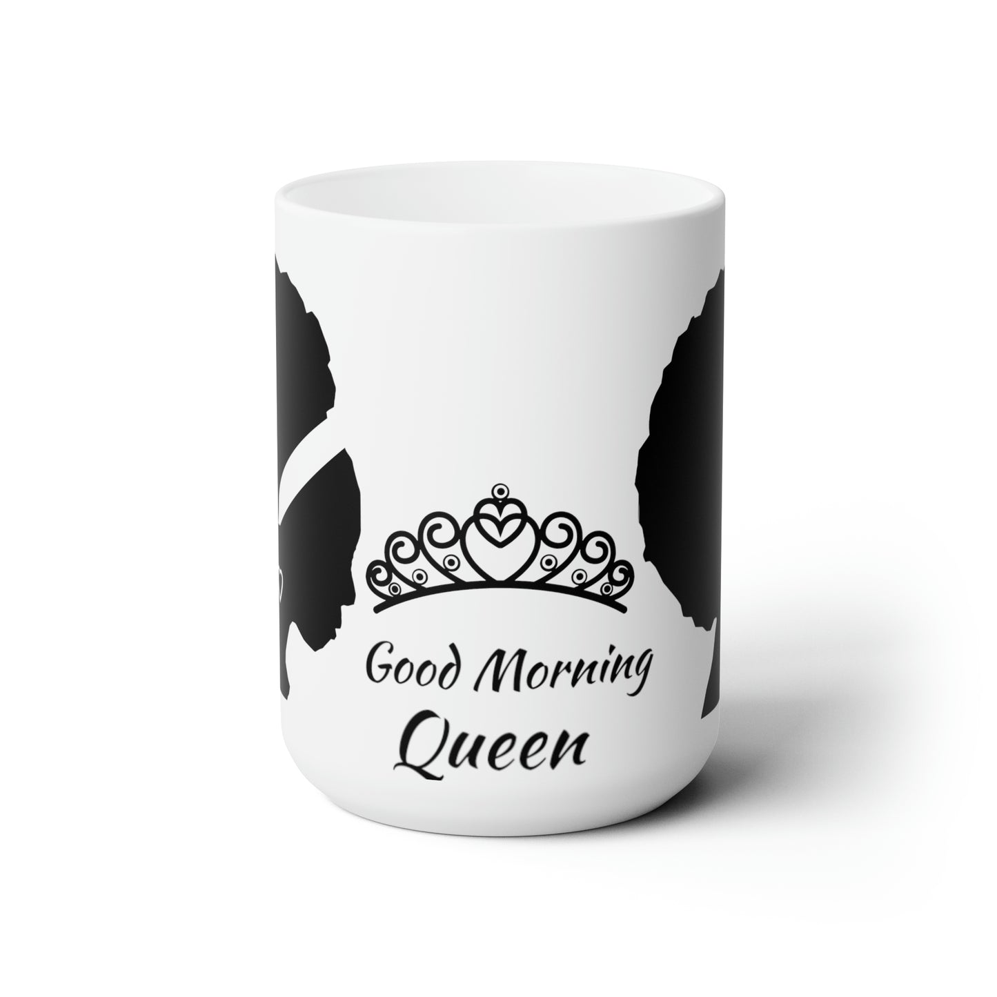 Ceramic Mug 15oz Good Morning (Afro Queen)