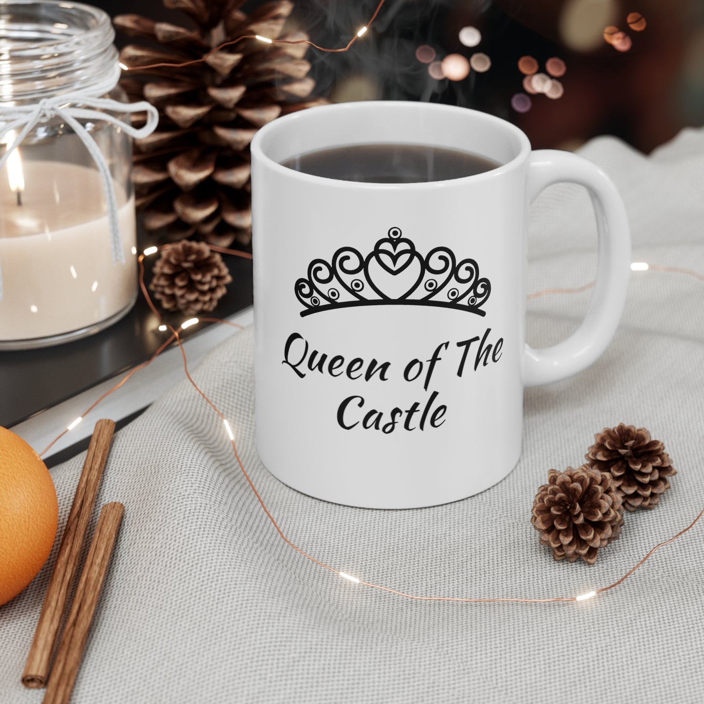 Ceramic Mug 11oz Queen of The Castle