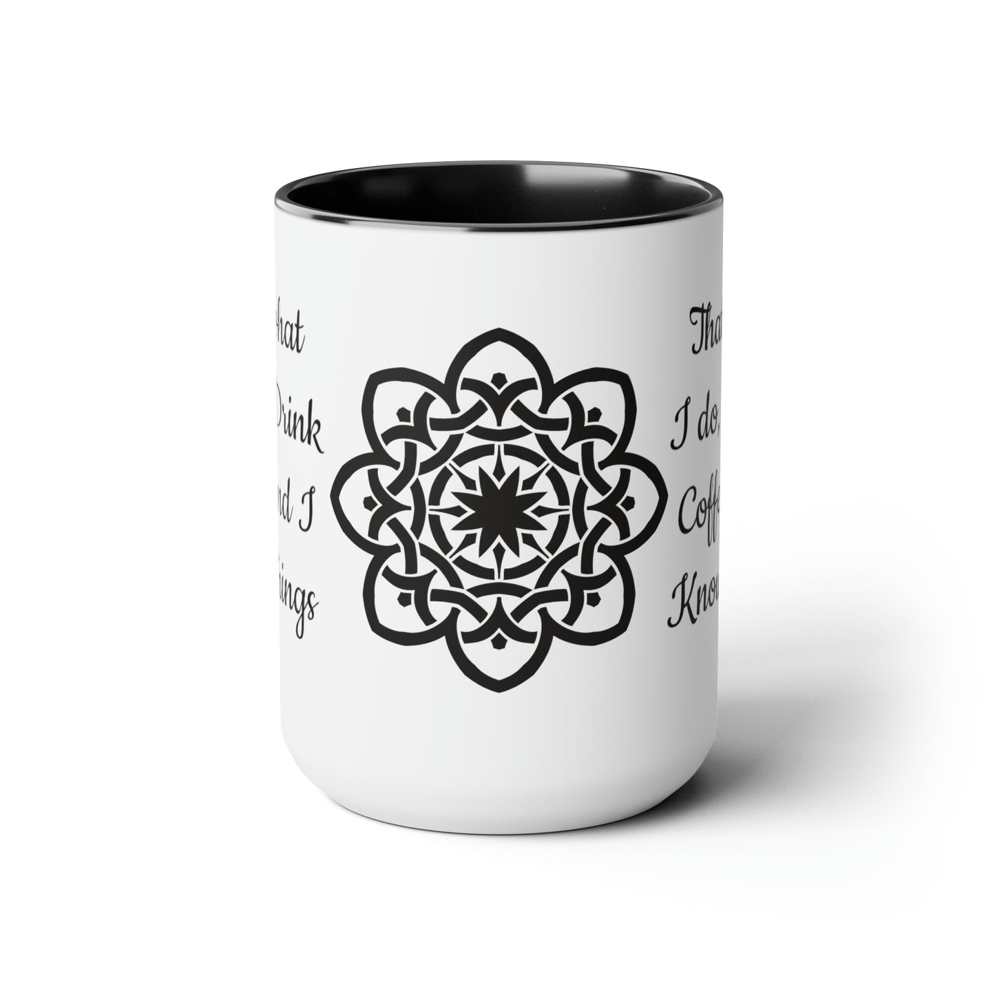 Two-Tone Coffee Mugs, 15oz