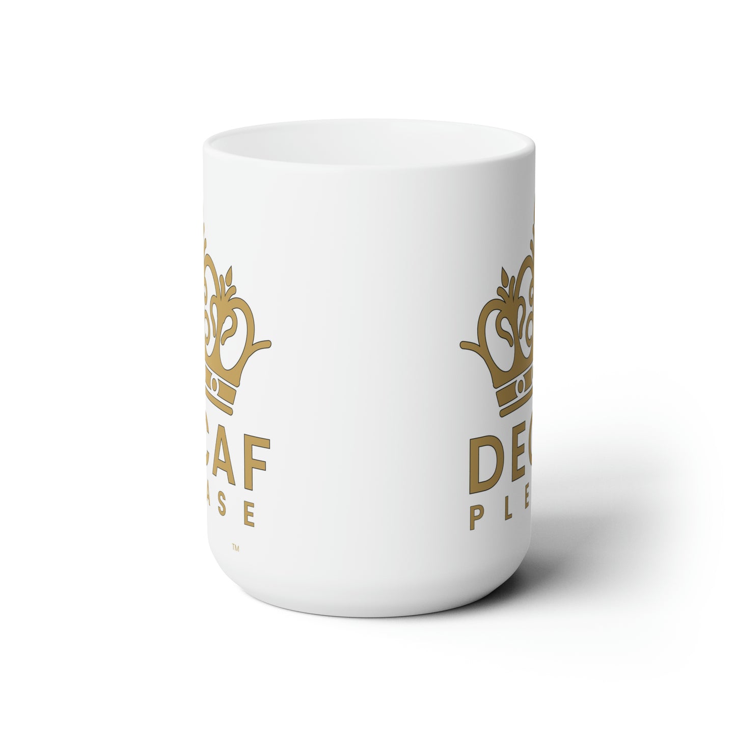 Crown Decaf Please Ceramic Mug 15oz