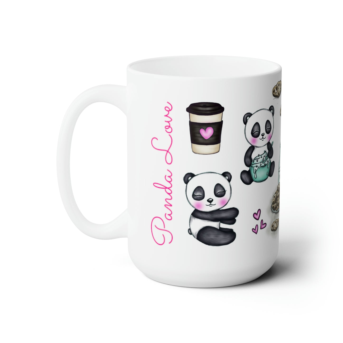 Ceramic Mug 15oz Panda Love